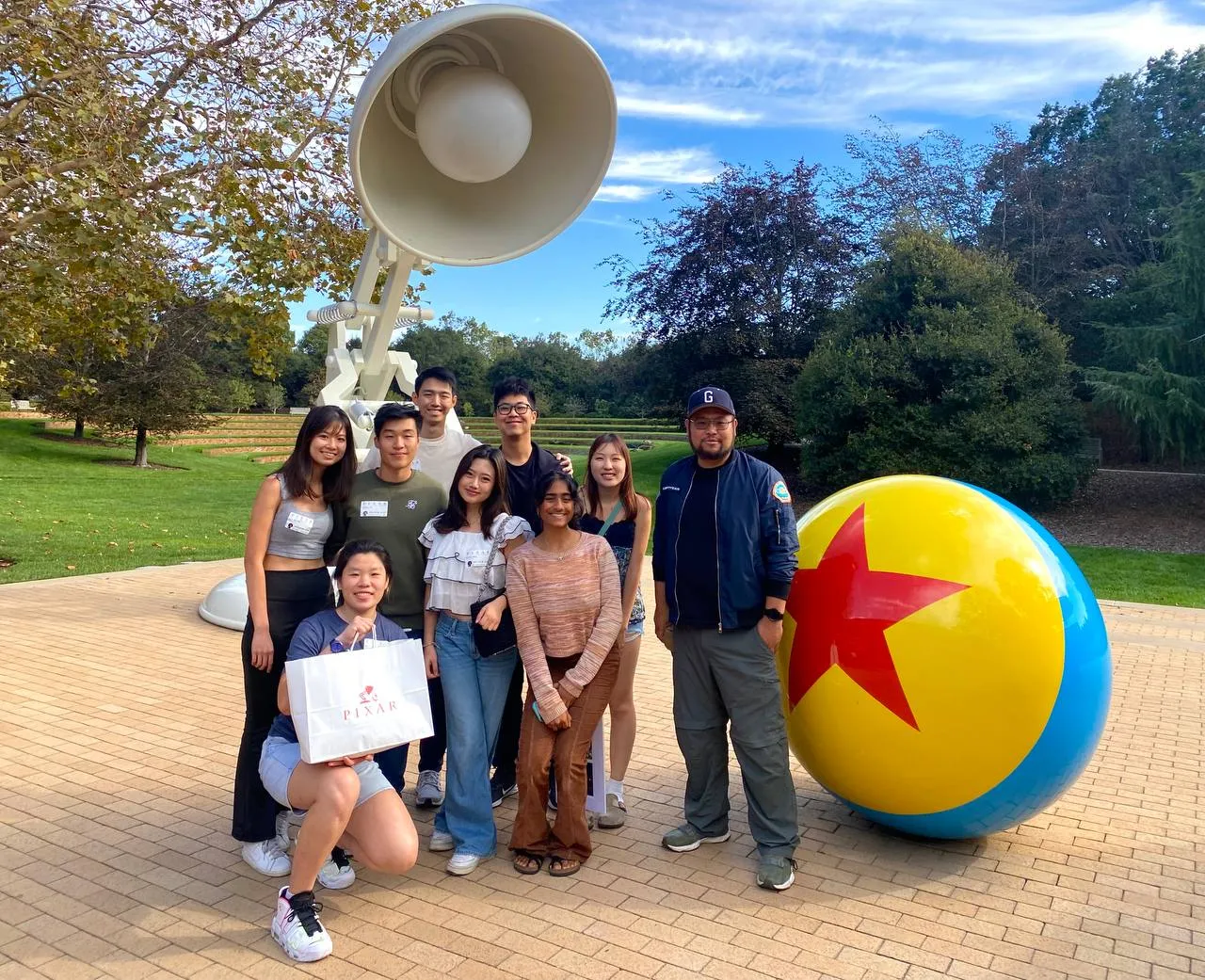 A company visit to Pixar at Emeryville